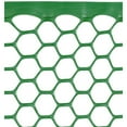 thumbnail image 2 of Boen - Plastic Hex Chicken Wire Mesh Temporary Fence Roll (4' x 50' - Green) - Plastic Fence Poultry Netting for Temporary or Semi Permanent Enclosures, Deer Netting Fence, Construction Fencing, 2 of 3
