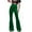 Green, variant on Women's High Waist Velvet Flare Pants, Wide Leg Casual Trousers, Loose Fit Palazzo Pants for Fall, Date Night, Going Out and Daily Chic Wear Hot Pink S