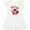 AA-White, variant on Inktastic My 1st Canada Day with Red and White Maple Leaves Girls Baby Dress
