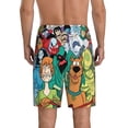 thumbnail image 4 of Lsque Scooby-Doo Mens Sleep Pajama Shorts,Short Pajama Pants, Cotton Ultra-Soft Knit-Small, 4 of 9