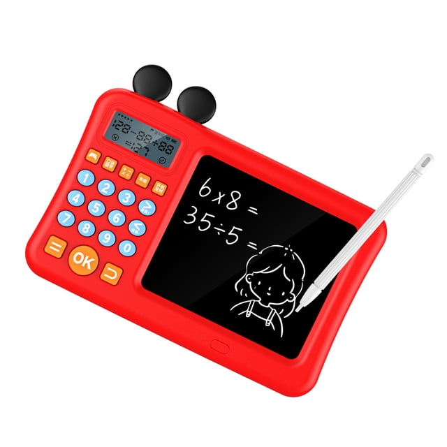 Calculadora Para Niños Con Bloc De Notas, Máquina De Práctica De Cálculo Algoritmos Inteligentes Ejercicios Interactivos De Sonido Para Niños Para Uso Diario