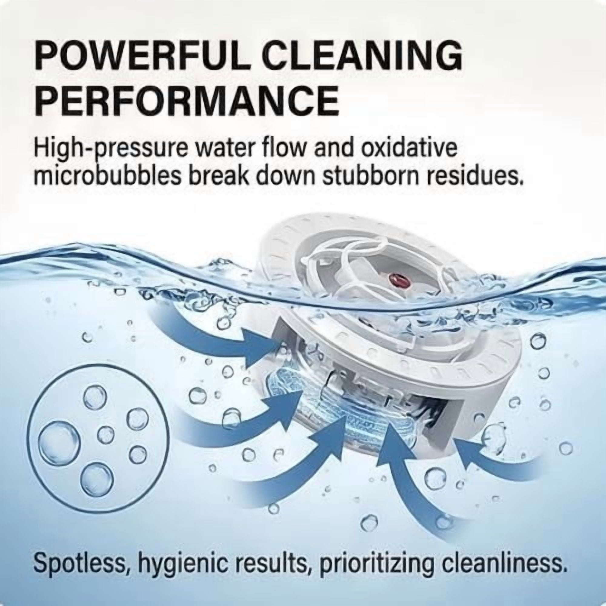 weibbin Mini Dishwasher Portable Dishwashers Portable Cleaner With High Pressure Water Spray USB Portable Mini Dishwasher High Pressure Spray Rechargeable Automatic Shut-Off for Kitchen