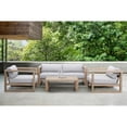 thumbnail image 6 of Paradise 4 Piece Light Eucalyptus Outdoor Patio Sofa Seating Set, 6 of 6