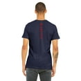 thumbnail image 3 of Daxton Adult Unisex Tshirt Minnesota Script with Vertical on the Back, Navy Red, XL, 3 of 3