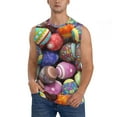 thumbnail image 2 of Picia Easter Eggs1 mens Cotton Tank Undershirts , Moisture-wicking Ribbed Tanks, Lightweight Cotton Tank Undershirts-3X-Large, 2 of 8