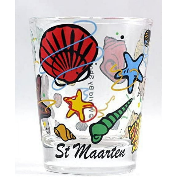 St.Martin Sea Shells Shot Glass