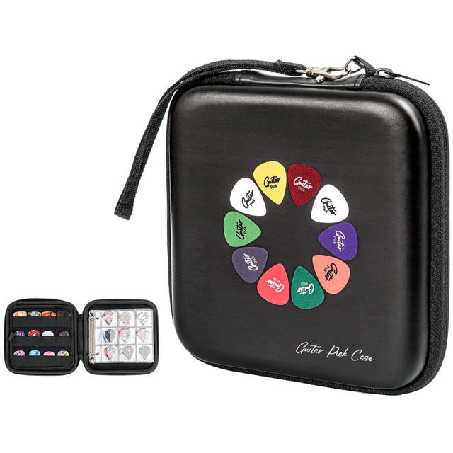 Funda para púas ProCase, 84 unidades, color negro