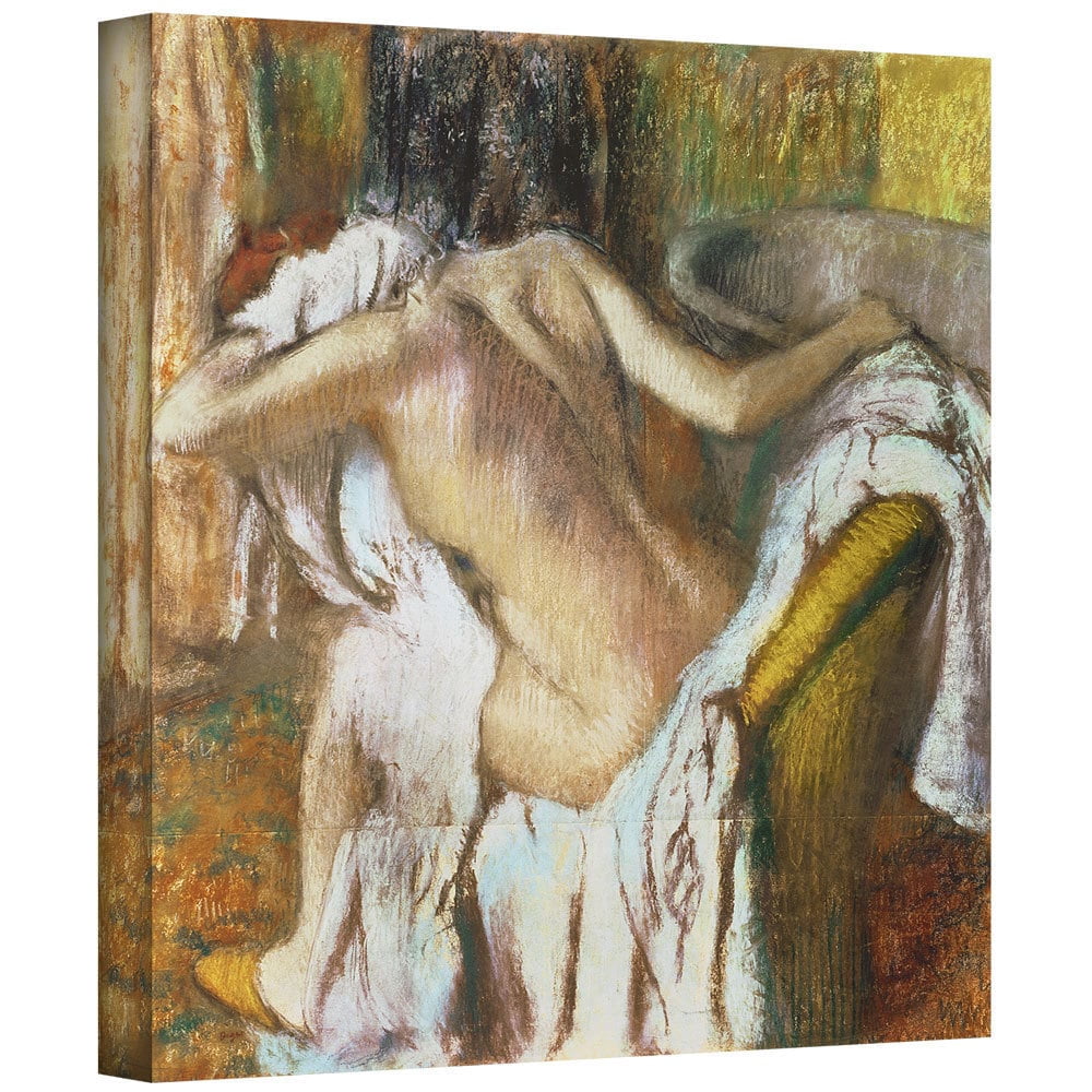 Edgar Degas "Woman Drying Herself" Gallery-wrapped Canvas Art