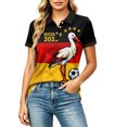 thumbnail image 2 of Women's Football Graphic T-Shirt, Women's Fashion Printed Short Sleeve Sports Top, Casual Athletic Workout Tee for Soccer Tournament 2026 Watermelon Red Size: M, 2 of 5