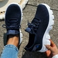 thumbnail image 2 of Women's Sneakers Casual Athletic Shoes With Lace Up Design For Everyday Comfort And Style Thick Sole Versatile For Spring And Summer Wear, 2 of 8