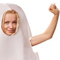 thumbnail image 4 of Divertido disfraz de juego de rol personaje femenino comida huevo y huevo frito disfraz, 4 of 4
