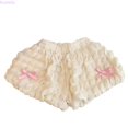 thumbnail image 2 of Kureaily Girls Bow Shorts Cute Summer Plaid Shorts For Toddler Baby Outfit ,Bow Decor Bubble Casual ShortsSize 5-6 Years ,Pink, 2 of 5