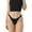 Black, variant on HEVIRGO Women Underpants Low Waist Thong Seamless High Elasticity Underwear One-piece Triangle Briefs Bikini Panties