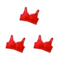 thumbnail image 3 of Sujetadores de encaje de moda Sonducket Bralette lencería acolchada cuello Sexy rosa 34/75A, 3 of 6