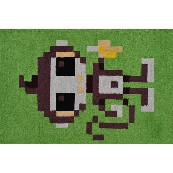 The Rug Market 71218B 2.8 x 4.8 ft. Pixel Monkey Area Rug