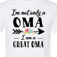 thumbnail image 4 of Inktastic I'm Not Only a Oma I'm a Great Oma with Flowers T-Shirt, 4 of 5