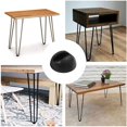 thumbnail image 5 of Jinsinto Ensemble de 8 Protecteurs de Pieds de Chaise en Épingle Noire, 5 of 5