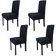 thumbnail image 1 of Juego de 4 Fundas para Sillas Modernas, Elásticas, Desmontables y Lavables, para Decoración de Restaurante, Hotel y Boda (Negro) Rojo Verde MX-0130883FYD, 1 of 5