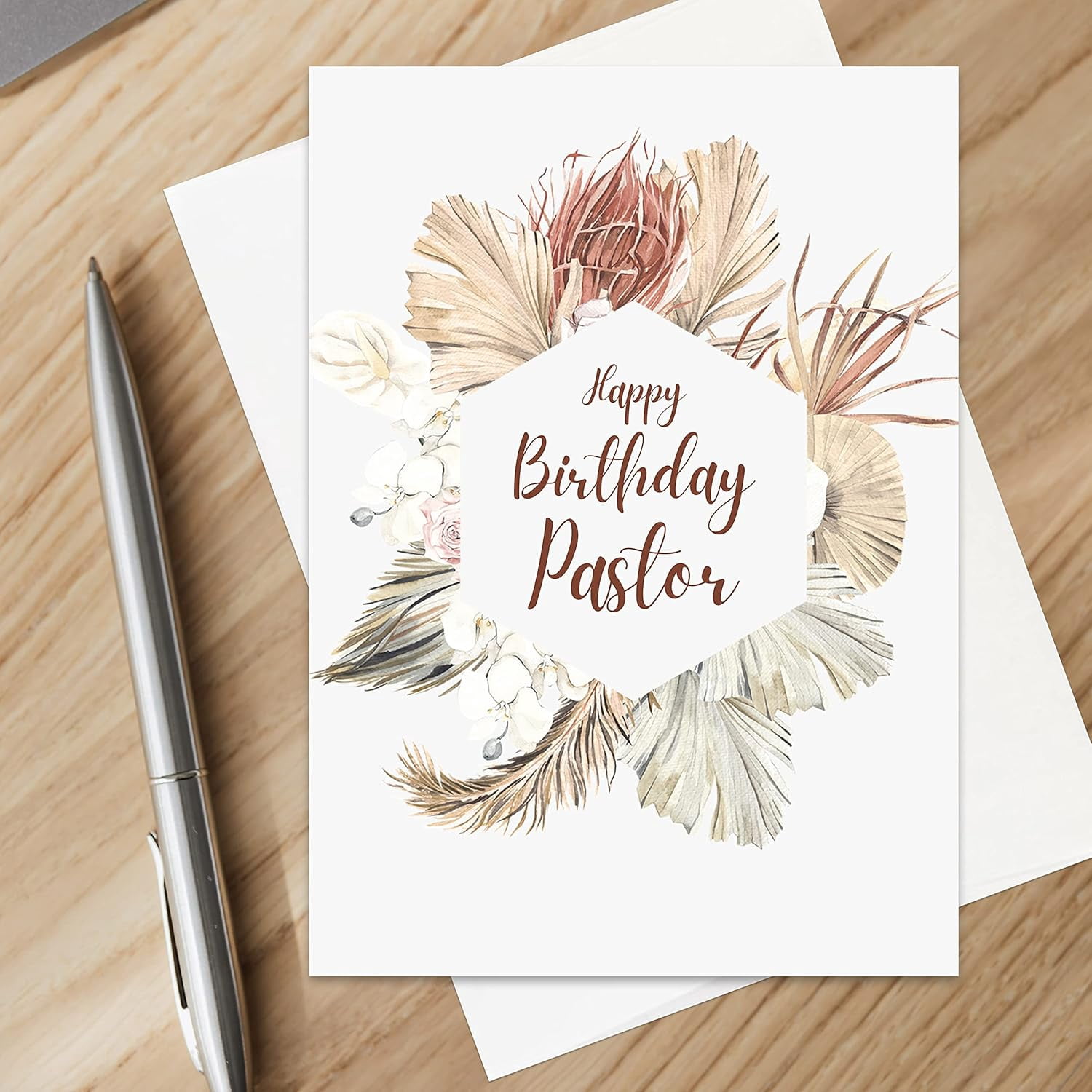 Christian Birthday Card | Pastor Happy Birthday (Pack of 12)