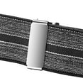 thumbnail image 4 of Buyless Fashion 2 pack Suspenders for Men - 48" Elastic Adjustable Straps 1 1/4" - Y Back with Metal Hooks - 5137-2-Heather-Gray, 4 of 7