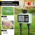thumbnail image 2 of Sprinkler Timer, Programmable Water Timer with Rain Delay/Manual/Child Lock Automatic Irrigation System for Garden Faucet, Outdoor Irrigation Timer Controller for Lawn Yard,1 Zone, 2 of 7