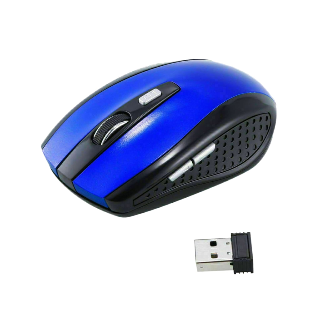 ZLight 1600DPI Wireless Computer Mouse, 2 .4G Optical USB Receiver, Ergonomic Programmable Mouse for PC Laptop gamers