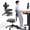 M Size (for 5'8"-6'4"), variant on Newtral Standing Mate MT-M-DG Sit-Stand Desk Chair with Anti-Fatigue Mat, Dark Gray