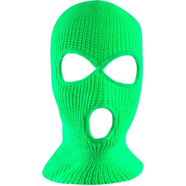 Viworld Knit Sew Acrylic Outdoor Full Face Cover Thermal Ski Mask One