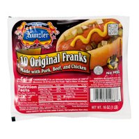 Kunzler Original Franks, 10 ct, 16 oz