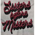 thumbnail image 2 of Sisters Before Misters Friends Family Zip Hoodie Sweatshirt Women Brisco Brands S, 2 of 6