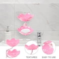 thumbnail image 4 of BESTYASH 1Jgo Para Jabón Rosado De Plástico Con Punch-Free Y Doble Nivel Montable, 4 of 7