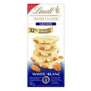 Lindt Swiss Classic Grandes Almond White Chocolate Bar, 150g/5.2 oz. {Imported from Canada}