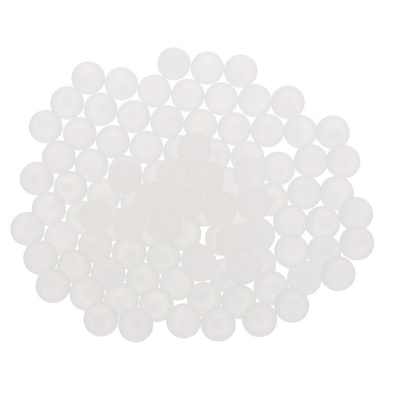 100 Packs PP Plastic Bearing Balls 6mm Solid Plastic Balls, White