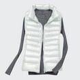 thumbnail image 2 of BXINGOHAI Long Puffer Vest for Women Winter Lightweight Down Vest Windbreaker Sleeveless Jacket 2025 Fall Winter Coats With Pockets Sale White,XXXL, 2 of 6