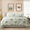 Tulip Sea, variant on BedTreat King Comforter Sets,7-Pieces Reversible Bedding Sets,Bed in a Bag with Comforter,Flat Sheet and Fitted Sheet,Pillowcases & Shams,Lisse,Tulip Sea