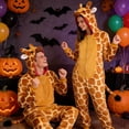 thumbnail image 7 of CVBCOS Adult Giraffe Halloween Unisex Costume Onesie Pajamas-Plush One Piece Cosplay Suit for Women and Men, 7 of 7