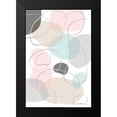 thumbnail image 2 of Pavlova, Martina 17x24 Black Modern Framed Museum Art Print Titled - Pastel Stones II, 2 of 5