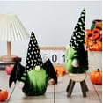 thumbnail image 6 of Bat Gnome Halloween Decorations for Home, Set of 2 Plush Gnomes with Bat Wings, Handmade Tomte Gnome Dolls for Halloween Decor, for Women, 6 of 9