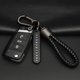 thumbnail image 2 of Llavero de cuero trenzado para coche, soporte para matrícula, teléfono, llavero para vehículo, accesorios (negro), 2 of 5