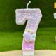 thumbnail image 1 of Conjunto de velas número Dog Paw 0-9 • Adorno de tarta temático de perro • Decoraciones para fiestas de cumpleaños • Velas inodoras para decoración de tarta, 1 of 1