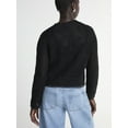 thumbnail image 2 of Scoop Women’s and Women’s Plus Crochet Flower Cardigan Sweater, Lightweight, Size XS-4X, 2 of 3