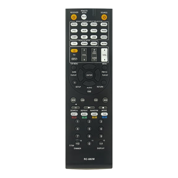 New RC-882M Replace Remote Control Fits for Onkyo RC882M Receiver Remote Control TXNR737 TXNR838