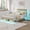 White, variant on YANGLI Full Bed Frame with Charging Station & LED Light, Metal Frame with Wooden Headboard, No Box Spring Needed, No Noise, Easy Assembly, Light Grey