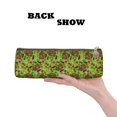 thumbnail image 3 of Xecao Carrot Eggplant Print Leather Pencil Case -Stationery Bag Pen Holder for Work & Office, 3 of 5