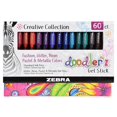 thumbnail image 1 of Bolígrafo de gel Zebra Pen Doodler'z de 1,0 mm, surtido de 60 unidades, 1 of 4