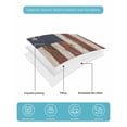 thumbnail image 4 of Twin Quilt Bedding Set, Vintage American Flag Reversible Summer Quilt 3 Pieces, USA Flag Retro Blue Red Lightweight Bedspreads Coverlets with 2 Pillow Shams for All Seasons, 4 of 5
