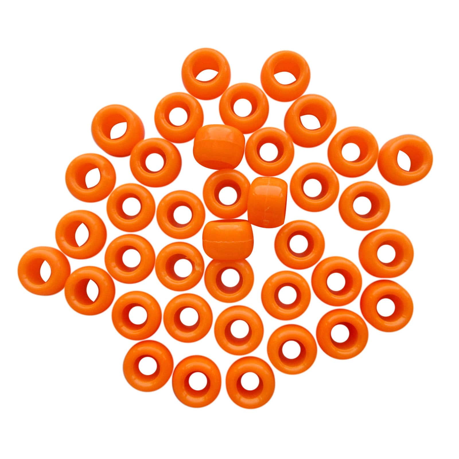 12 Packs: 580 ct. (6,960 total) Opaque Pony Beads by Creatology - 6mm x 9mm