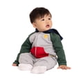 thumbnail image 4 of Wonder Nation Baby Boys Full Zip Hoodie and Jogger Sweatpants Set, 2 Piece, Sizes 0/3M-24M, 4 of 6