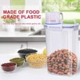 thumbnail image 2 of Contenedor de comida para mascotas, contenedor de comida para perros y gatos con sello, 1 Uds., 2 of 5