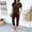 Brown, variant on Sentmoon Jumpers for Women Dressy Short Sleeve Casual Summer Rompers Regular Fit Travel Jumpsuits for Women for Date Night and Dinner S-3XL